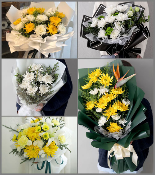 广东肇庆市广宁县洲仔镇白事花束代送